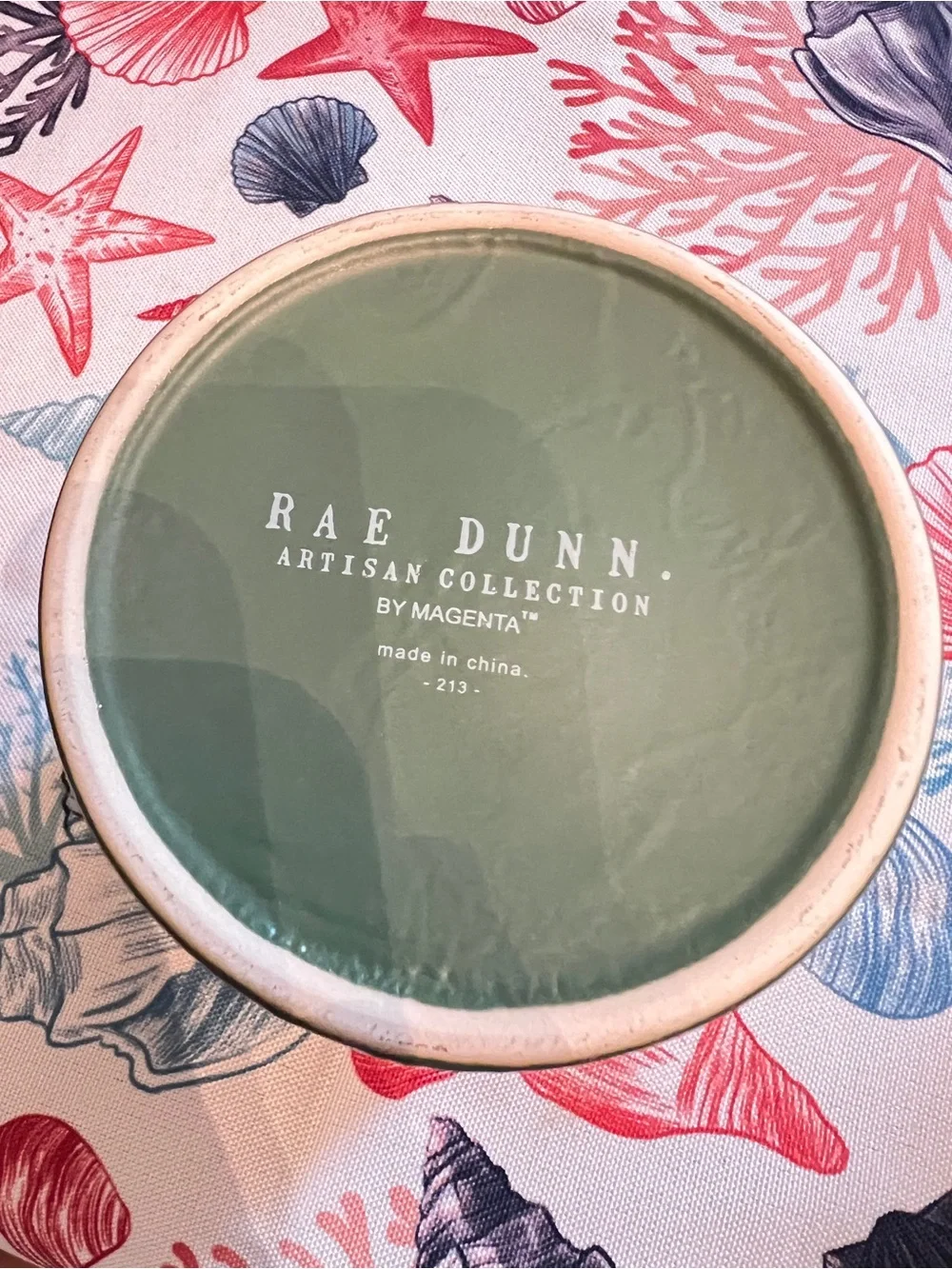 Rae Dunn Sage Green Artisan bathroom decor